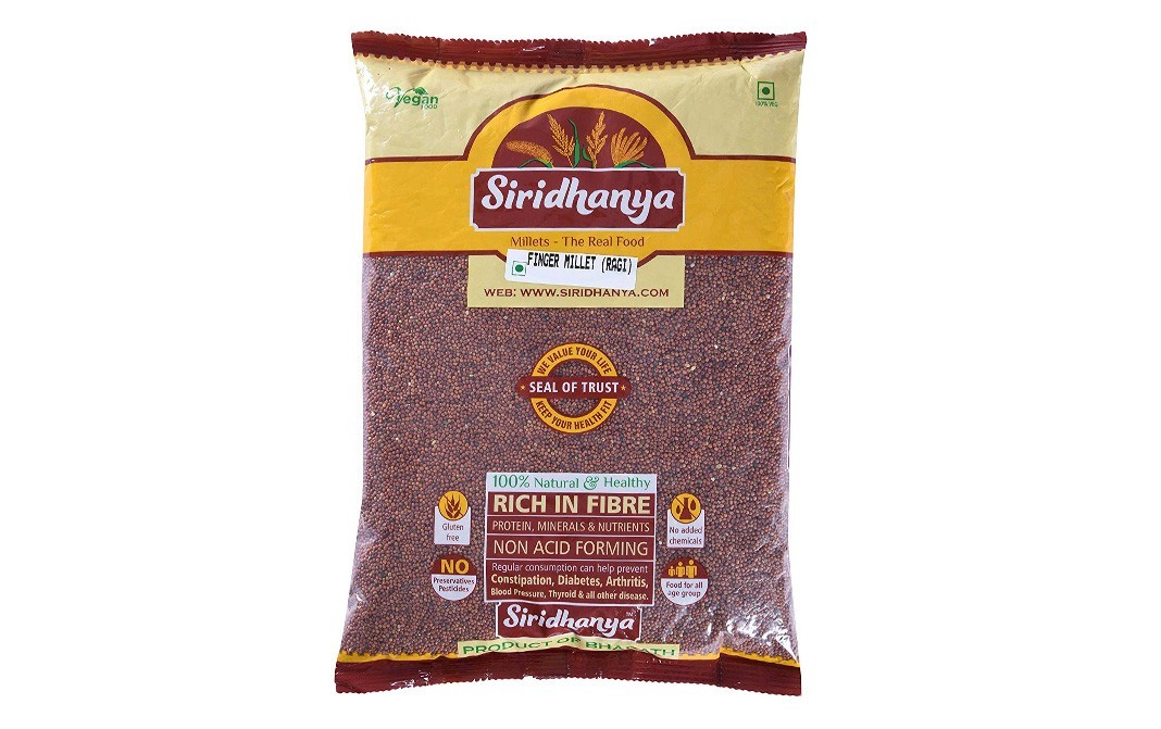 Siridhanya Finger Millet (Ragi)    Pack  1 kilogram